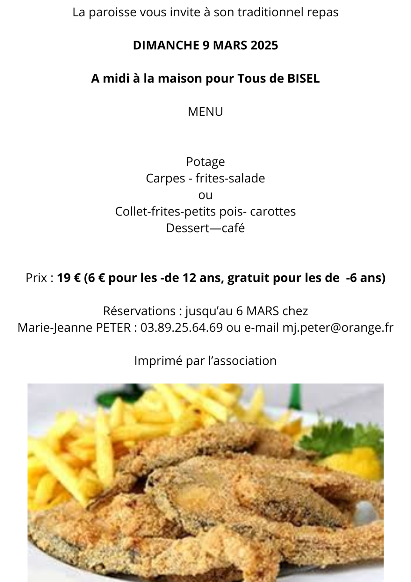 Carpes frite